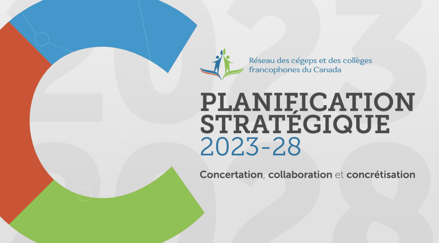Visuel du plan stratégique 2023-2028